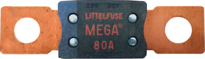 MEGA Fuse 80A M8 Bolt Time Delay 32V DC | Lawson – Lawson Products