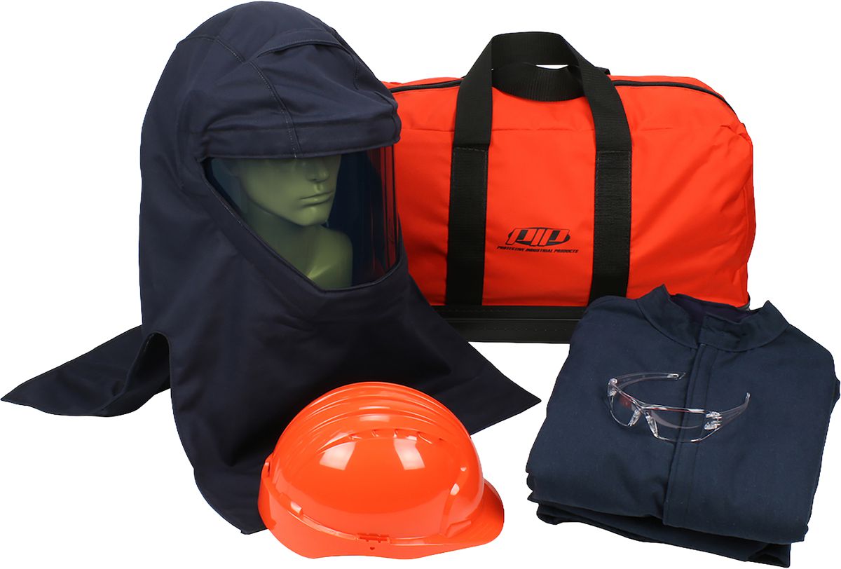 Arc Flash Kit, PPE 3, Navy, 2X-Large, ATPV 25 cal/cm², Arc Flash Kit, Navy, 2X-Large, ATPV 25 cal/cm², PPE 3
