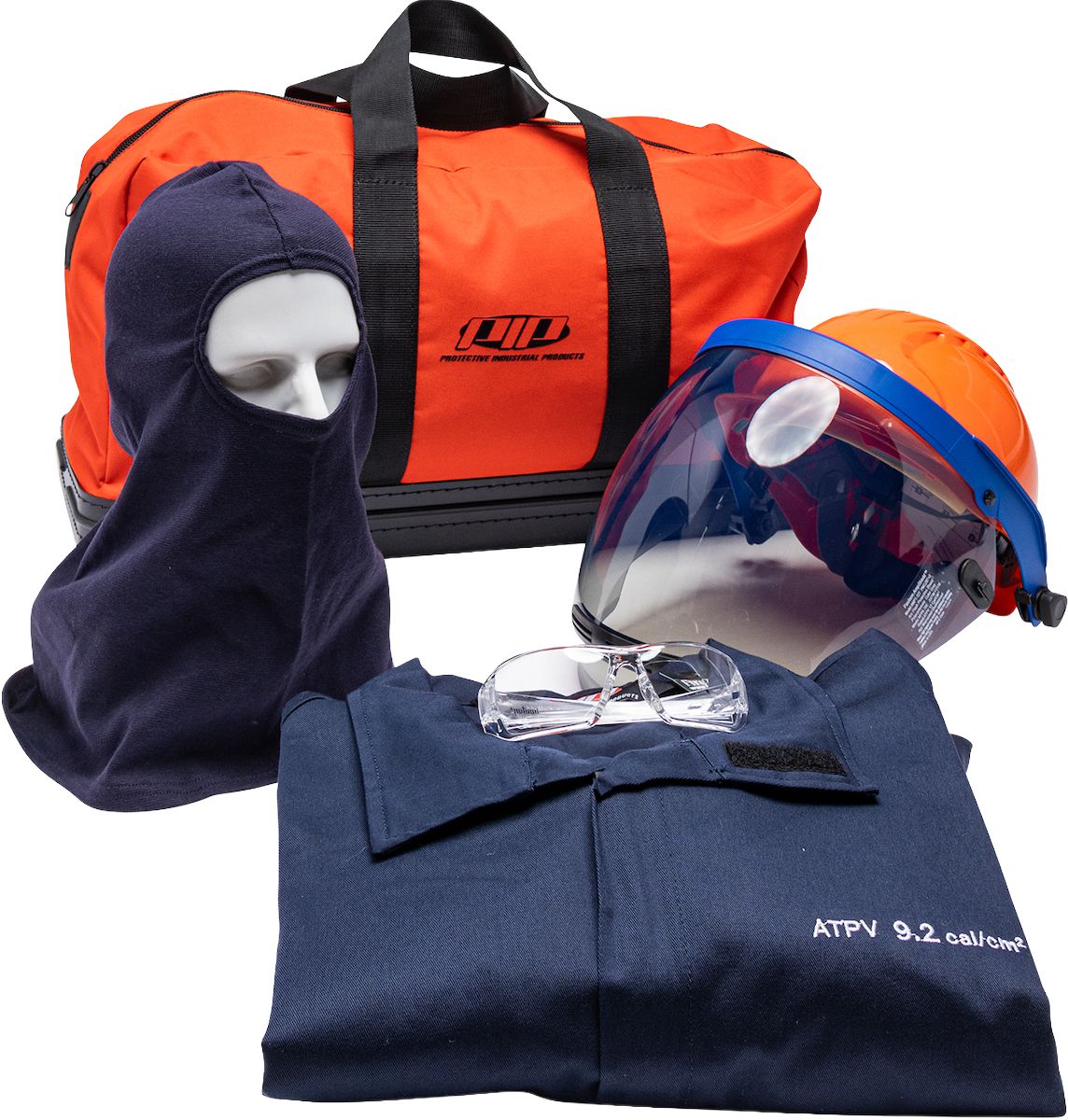 FR Arc Flash Kit, PPE 2, Navy, 4X-Large, ATPV 8 cal/cm², Arc Flash Kit, Navy, 4X-Large, ATPV 8 cal/cm², PPE 2