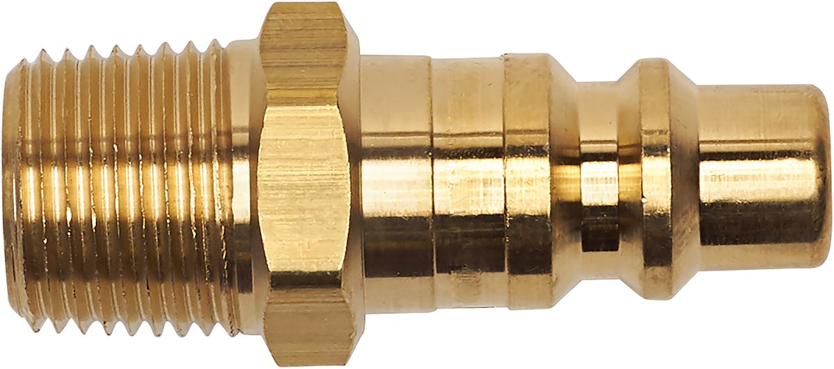 Standard Industrial Plug Brass 3/8