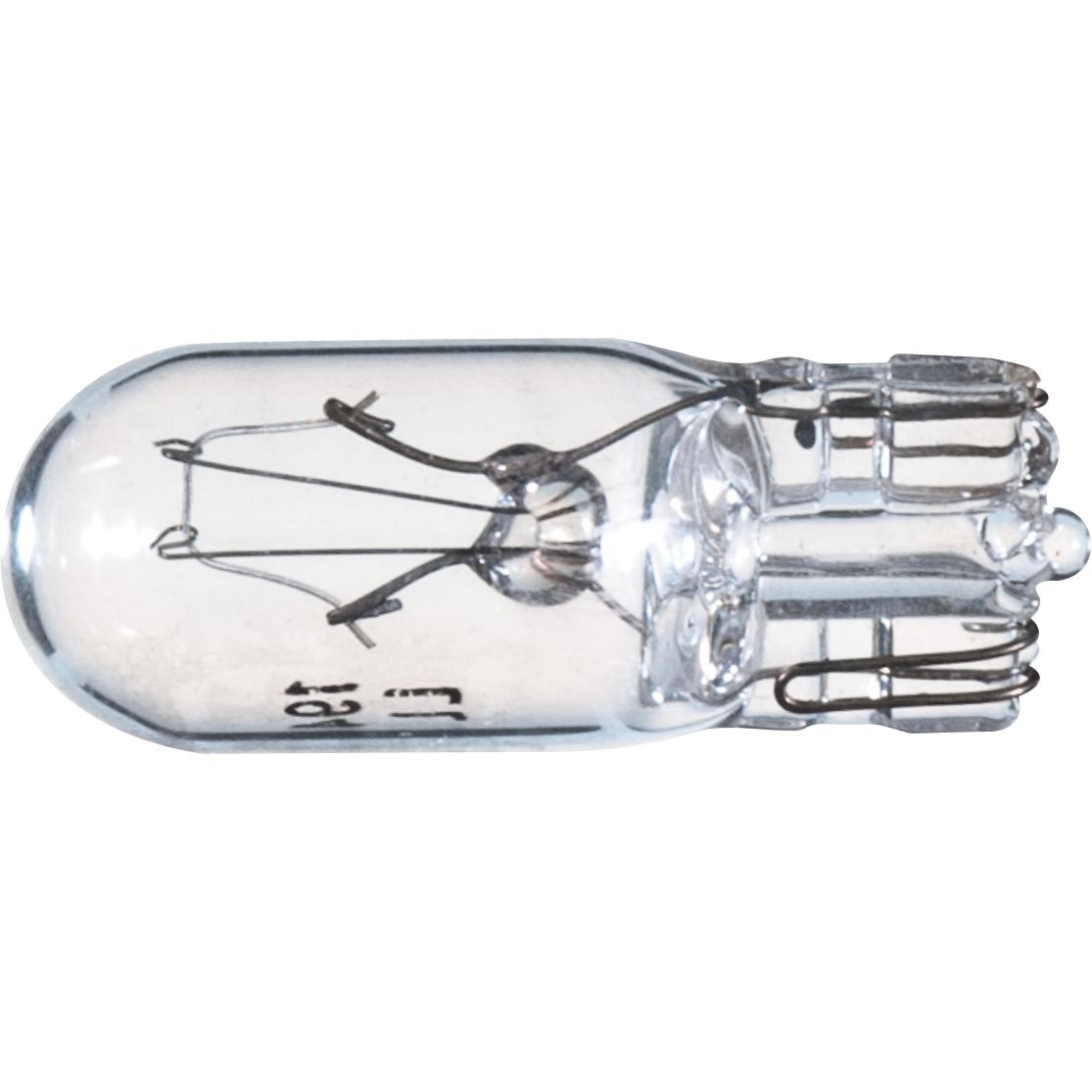 Miniature Incandescent Bulb 12V 2CP, Miniature Incandescent Bulb, 12 Volts, Wedge Base, 5000 Life Hours, 2 Candle Power