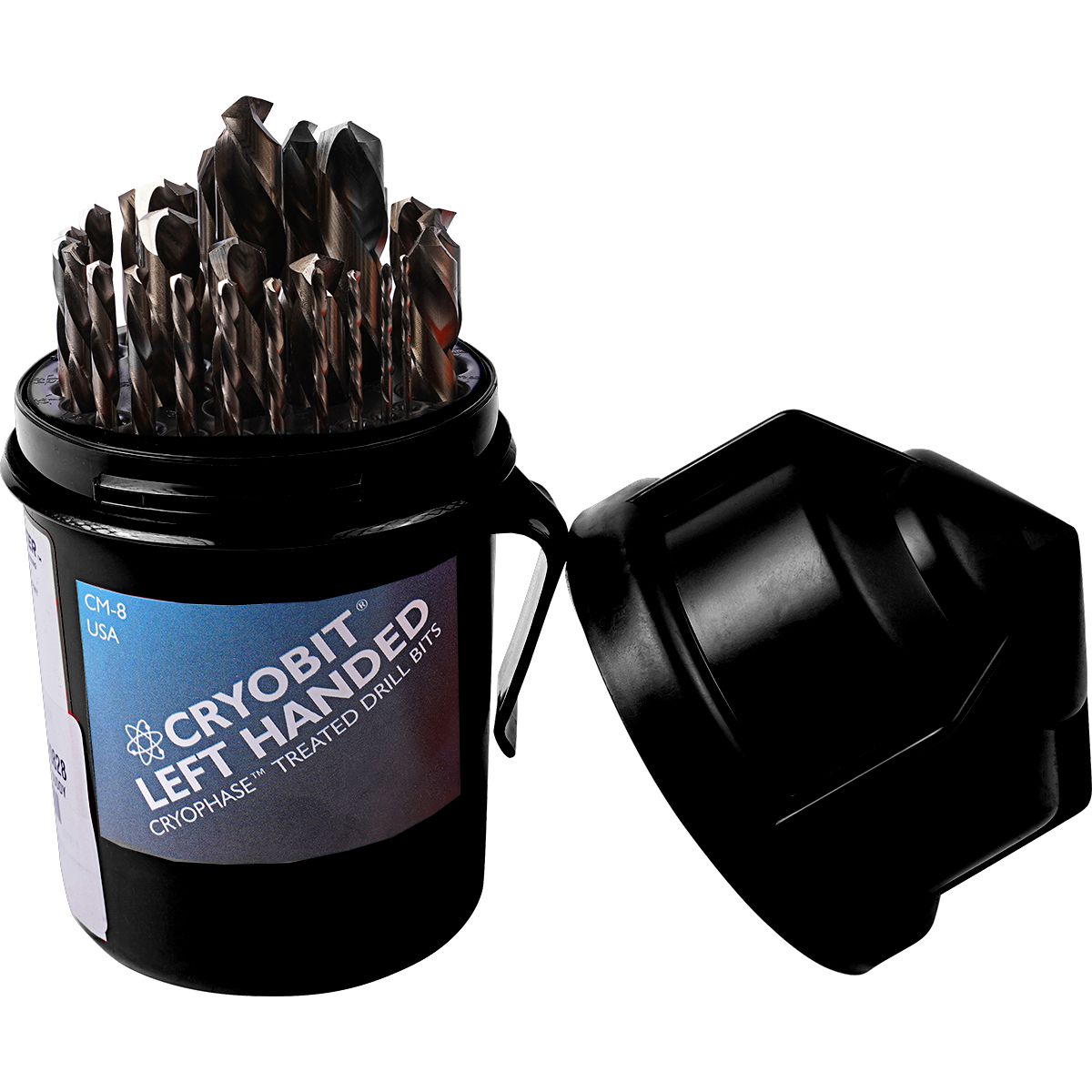 29-Piece Fractional Drill Bit Set 1/16 To 1/2 Inch – Metal Case Included