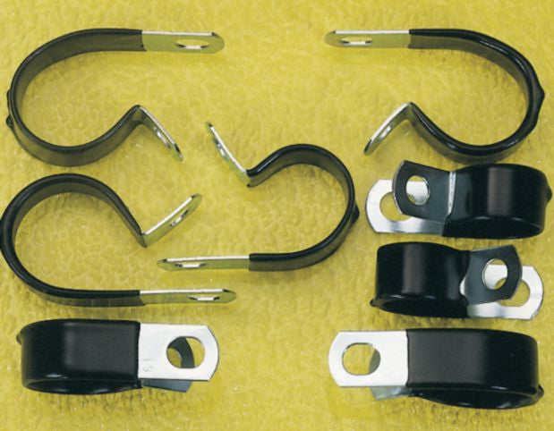thumbnail image 2 of Rivercity Fastener Galvanized Vinyl Coated Clamp Assortment – For Tubing, Wiring, Fuel Lines (25=0509, 25=0609, 25=0709, 25=0909) 2 of 5