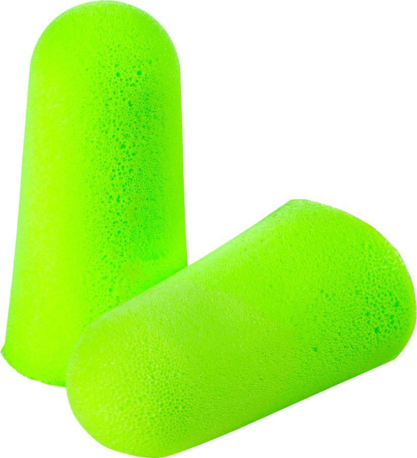 Pura-Fit Ear Plugs, Pura-Fit Disposable Ear Plugs, Green, Uncorded, NRR 33, 200 Individually Packaged Pairs