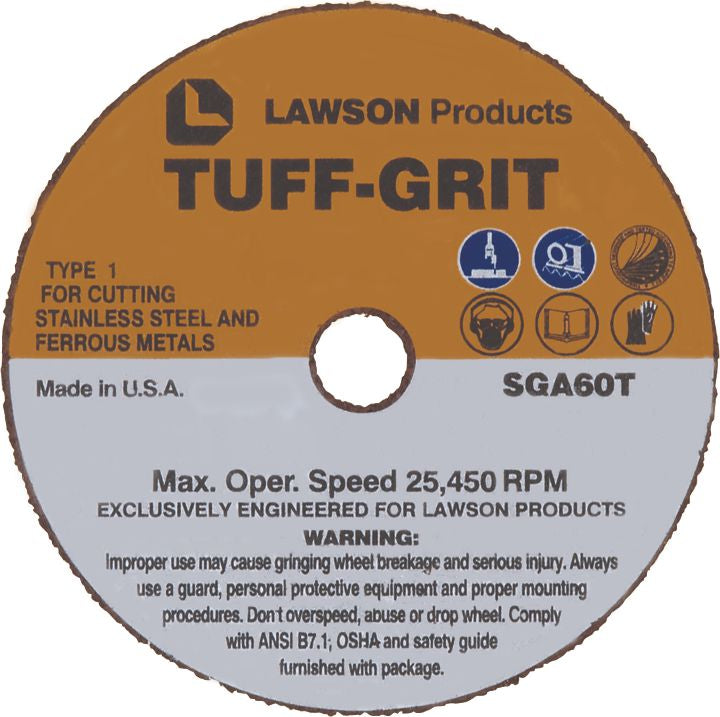 Premium Reinforced Mini Cut-Off Wheel 3", Premium Reinforced Mini Cut-Off Wheel, Zirconium Grain, Type 1, 3/8" Arbor
