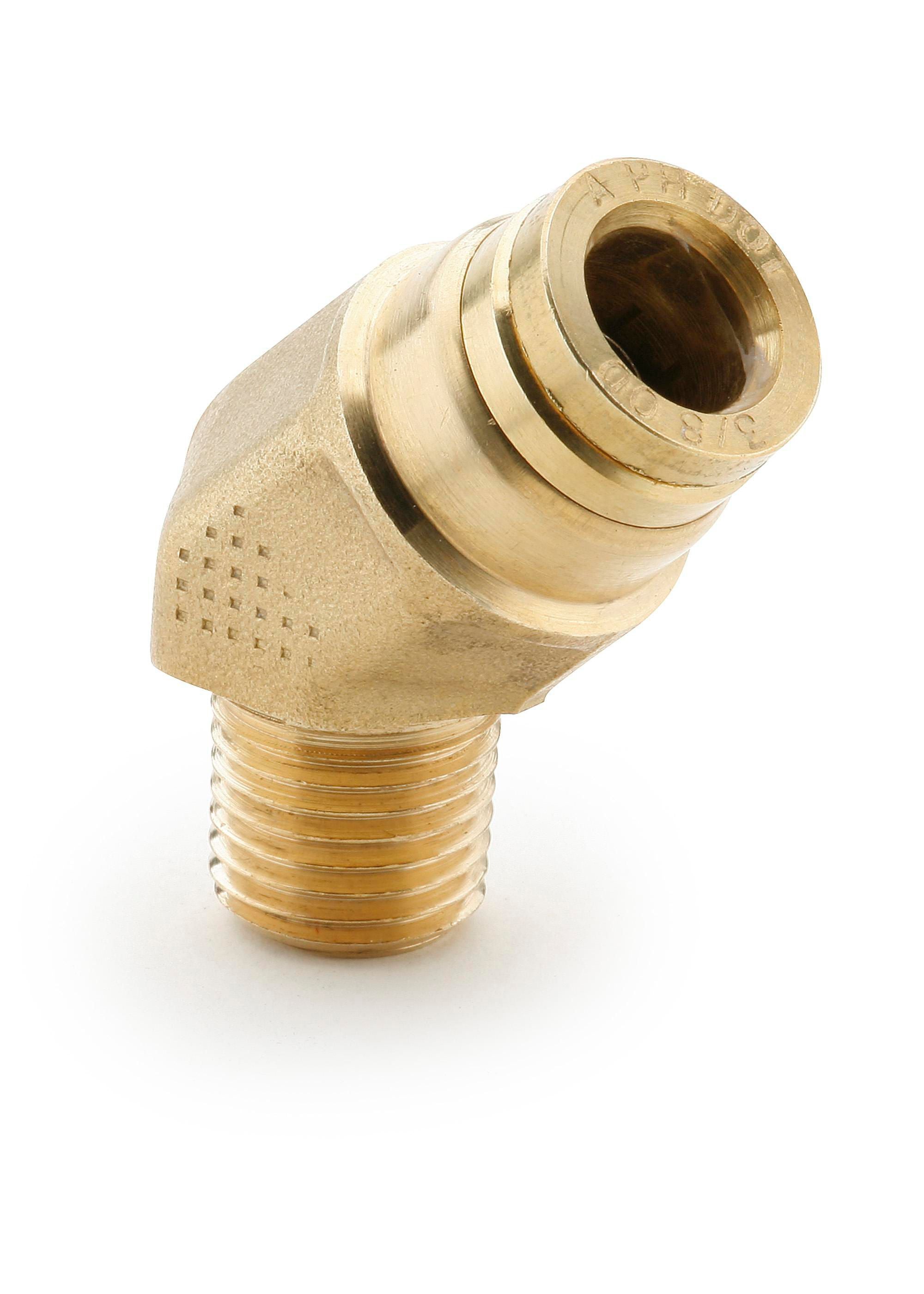 5/8" X 1/2" DOT Push-In Air Brake 45° Swivel Male Elbow - Kimball Midwest - Foto 9