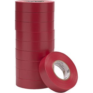  Vinyl Electrical Tape Red 3/4" x 66' - 1145918