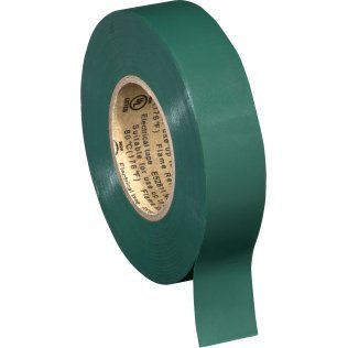  Vinyl Electrical Tape Green 3/4" x 66' - 90234
