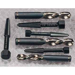 Supertanium® Screw Extractor and Left Hand Drill Kit 10Pcs - LP7478