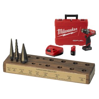  Milwaukee® M12 FUEL™ 1/2" Drill Driver Kit with Regency® Step Drill St - 1632739