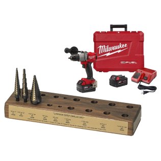  Milwaukee® M18™ FUEL 1/2" Hammer Drill Kit with Regency® Step Drill St - 1632803