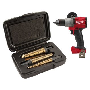  Milwaukee® M18 FUEL™ 1/2" Hammer Drill/Driver with Regency® Step Reame - 1632774