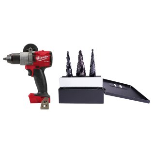 Milwaukee® M18 FUEL™ 1/2" Drill Driver with Cryonitride Step Drill Bit - 1633893