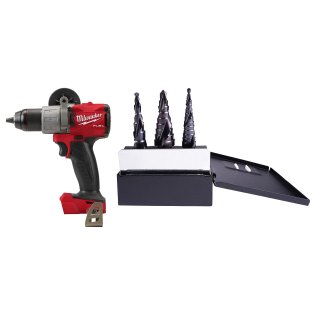  Milwaukee® M18 FUEL™ 1/2" Hammer Drill/Driver with Cryonitride Step Dr - 1633921
