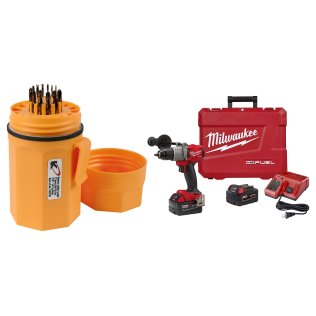 Milwaukee® Milwaukee® M18 FUEL™ 1/2" Drill Driver Kit with Regency® Jobber Kit - 1635637