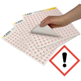GHS Safety Pictogram Exclamation Mark Labels - 1403034
