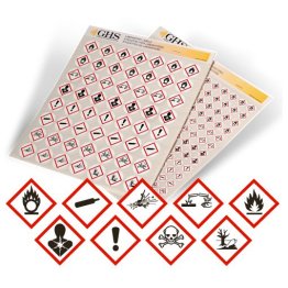 GHS Safety Pictogram Variety Pack, 1" - 1404567