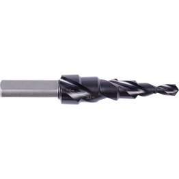 CryoTool® 3/16" - 1/2" Cryonitride Spiral Fluted Step Drill - 5/16" Shank - DY80170020