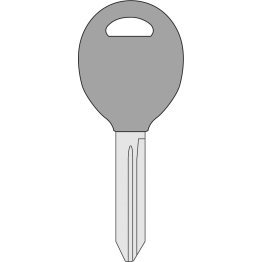  Transponder Key for Chrysler (Y165-PT (S)) - 1495409