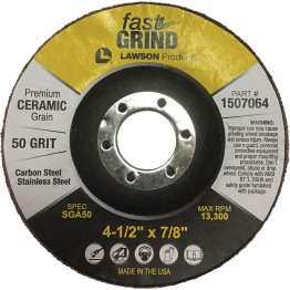 Fasttt-Grind™ Premium Ceramic Grinding Disk 4-1/2" - 1507064