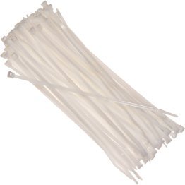  Releasable Nylon Cable Tie 8.5" White - 57410