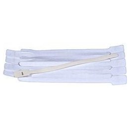  Releasable Cable Tie Hook and Loop 11" White - 58369