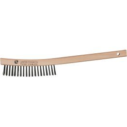  Curved Wood Handle Scratch Brush - 87457