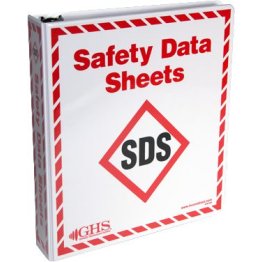 GHS Safety SDS Binder w/ A - Z - 1403835