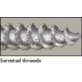 Supertanium® Multi Material Screw Counter Bore #6 x 1/2" - 50202