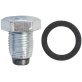  1/2"-20 Magnetic Double Oversized Drain Plug with Gasket - 1635951