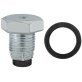  1/2"-20 Magnetic Single Oversized Drain Plug with Gasket - 1635952