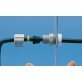  Liquidtight Strain Relief Connector 1/4" Nylon - 95412
