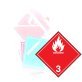 GHS Safety International Placard Class 3 Flammable Liquids Rigid Plastic - 1403157