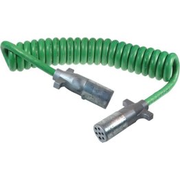 Grote® Ultralink Trailer Power Cord 12' Coiled ABS - 1447175