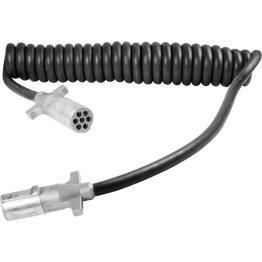 Grote® Trailer Cable Harness 15' Coiled Black - 1447182