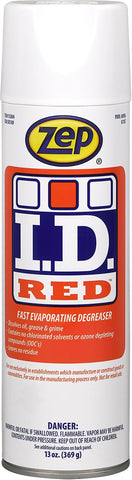 ID Red Solvent Degreaser 14oz Aerosol Fast Evap Zep – Lawson Products