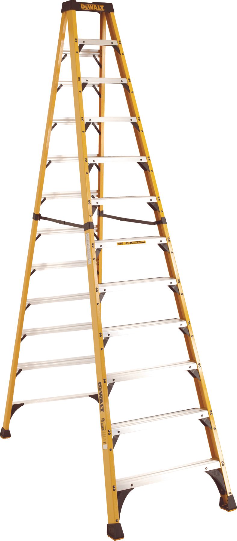 12' Fiberglass Stepladder, 375 lbs., Type IAA – Lawson Products
