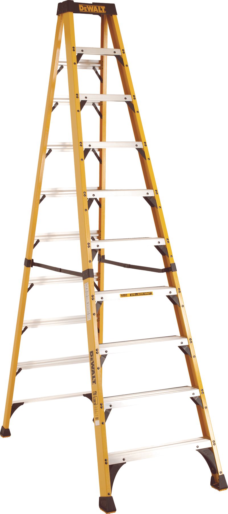 10' Fiberglass Stepladder, 375 lbs., Type IAA – Lawson Products