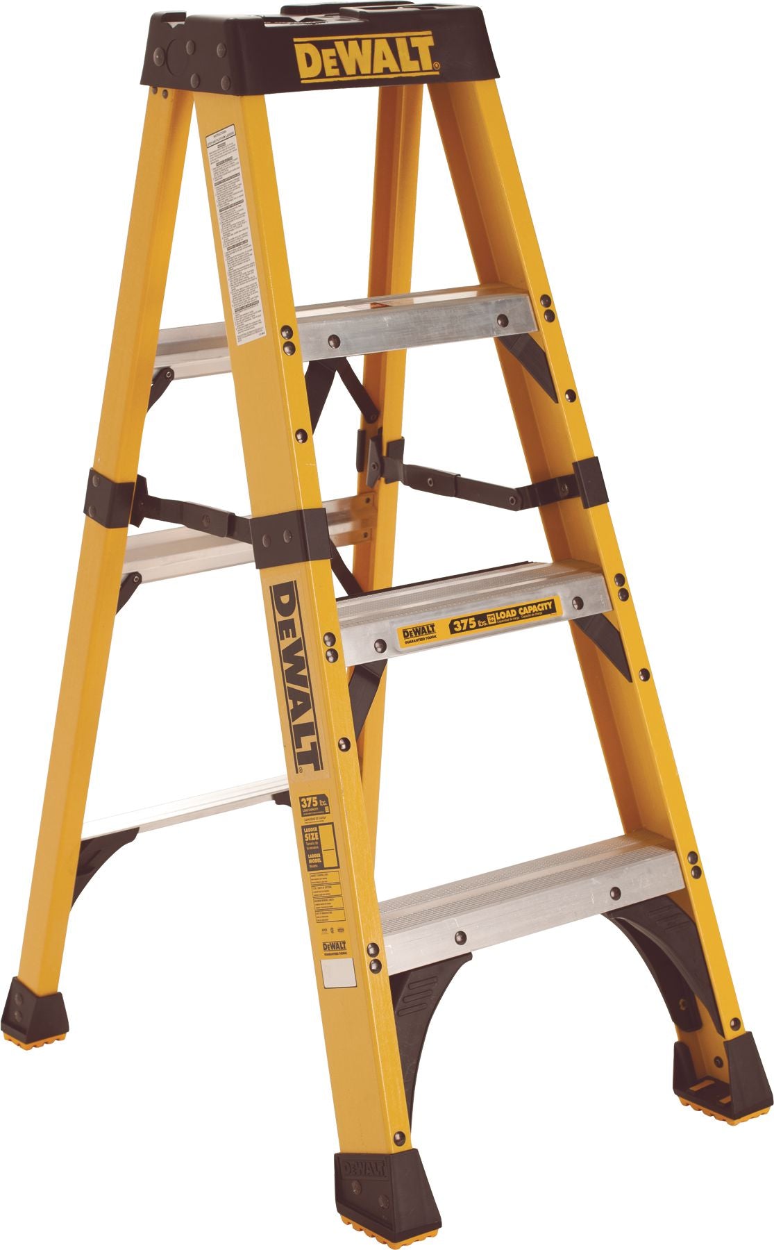 4' Fiberglass Stepladder, 375 lbs., Type IAA – Lawson Products