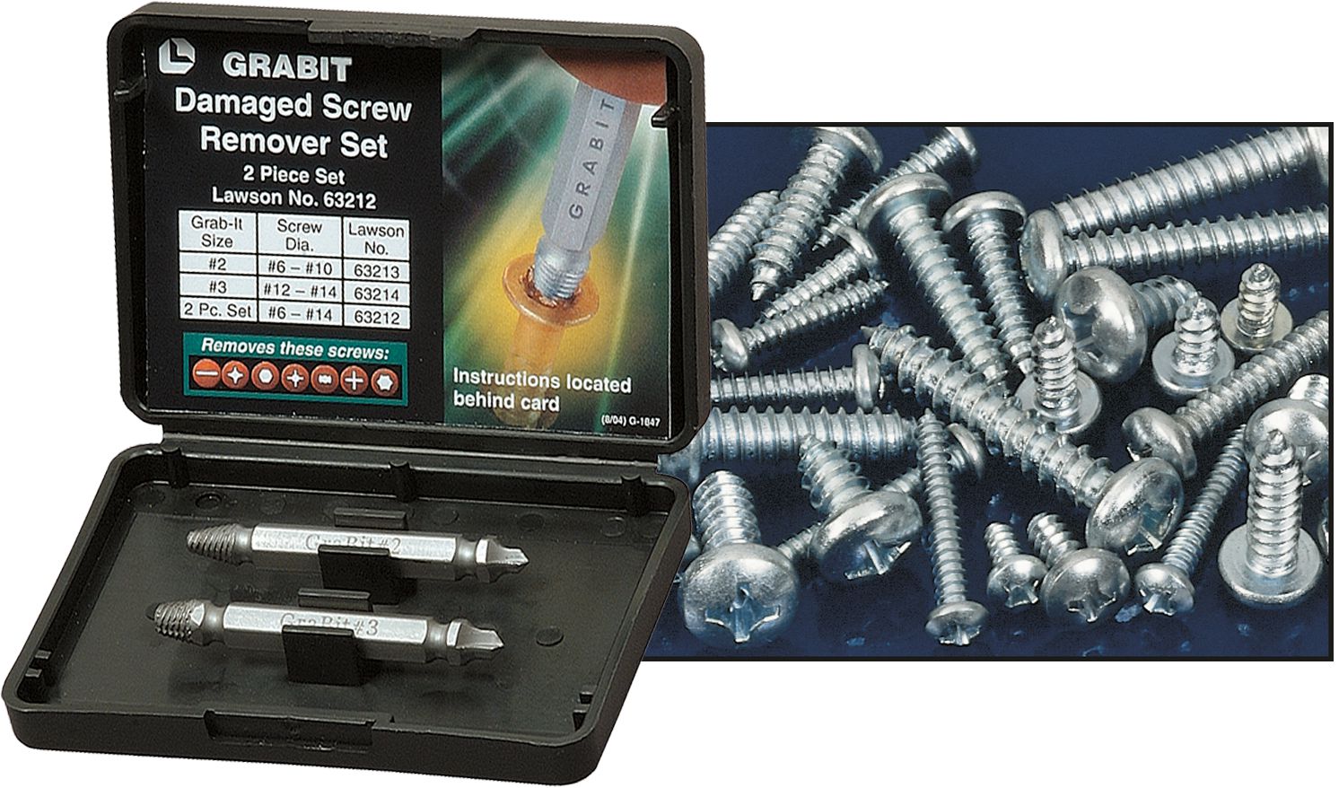 Sheet Metal Screw Assortment Phillips Head 685Pcs, Sheet Metal Screw Assortment with Grab-It Screw Extractor Kit