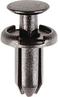 Front Bumper Push-Type Retainer Nylon 10mm, Front Bumper Push-Type Retainer for Toyota/Lexus, Nylon, Black, Fits 5mm Hole