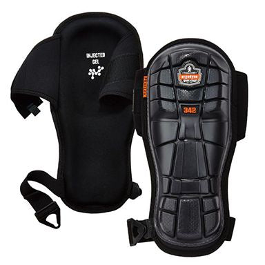 ProFlex 342 Injected Gel Knee Pads - Extra Long Hard Cap, ProFlex Injected Gel Knee Pads with Extra Long Hard Cap, Neoprene