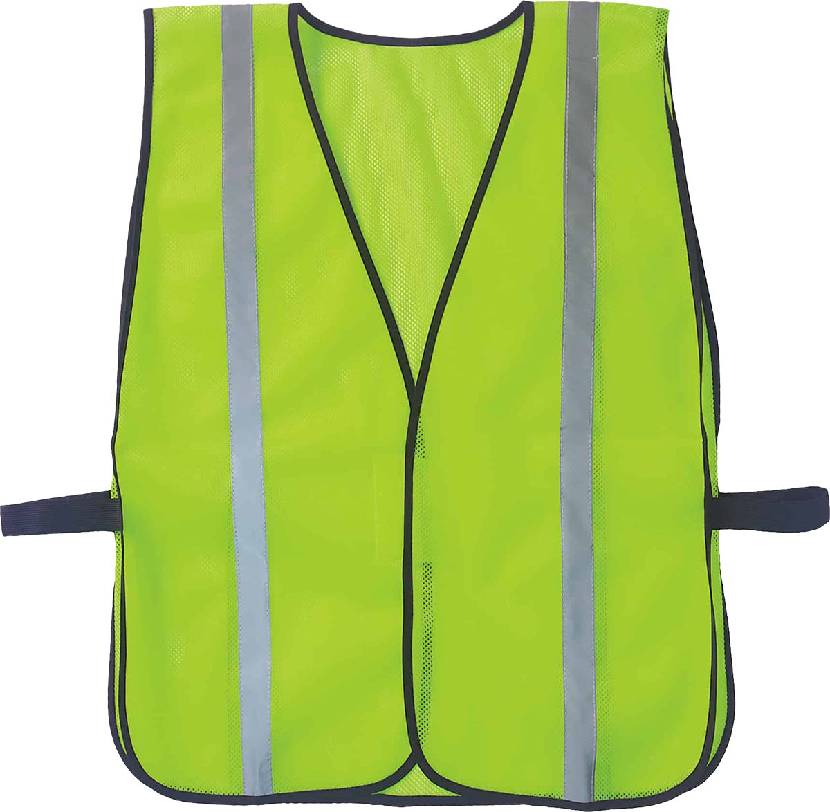 GloWear 8020HL Safety Vest, Hi-Viz Lime, One Size, Non-Certified, Hook and Loop