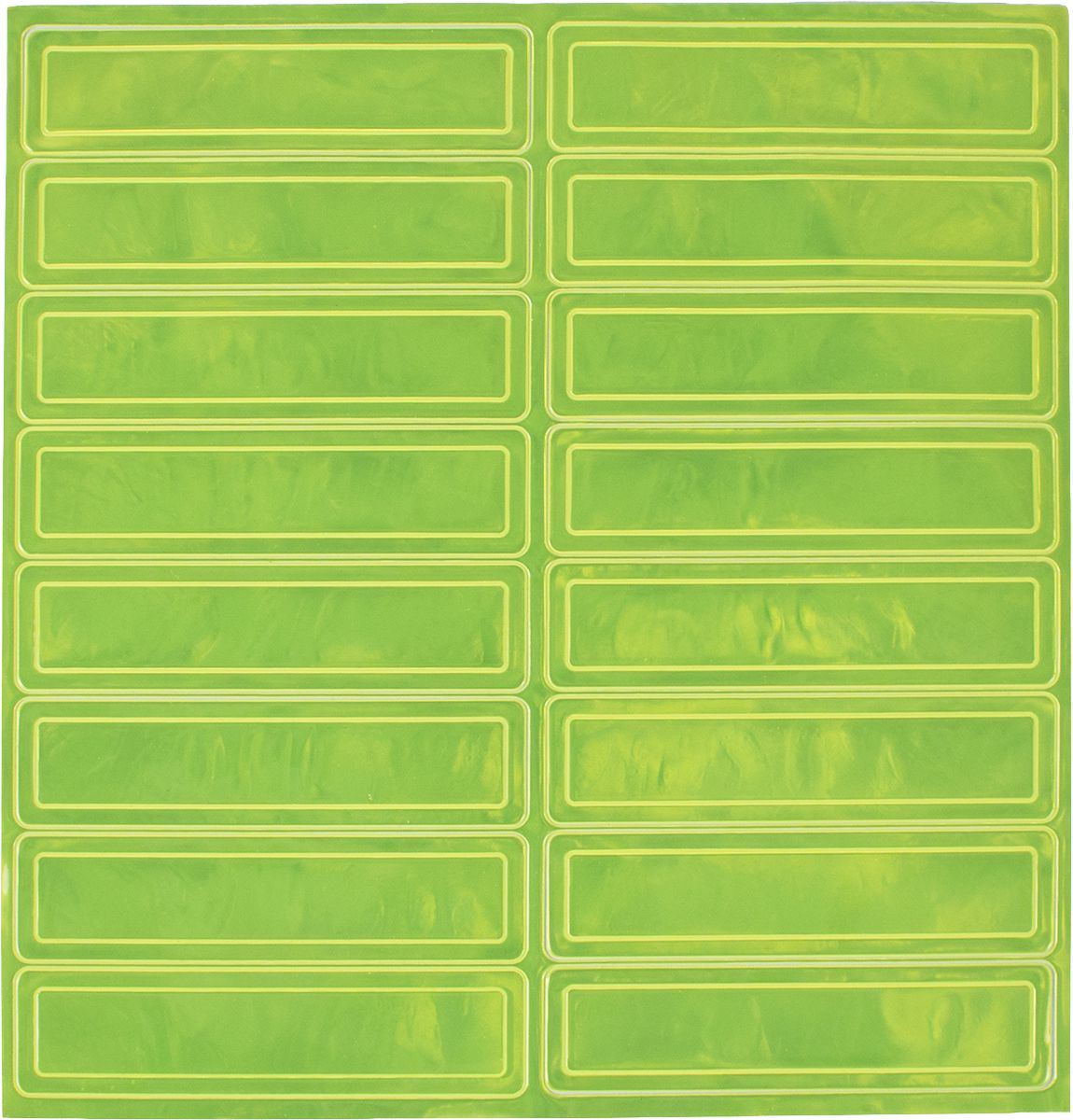 Reflective Stripes, Hi-Viz Lime, 4x1