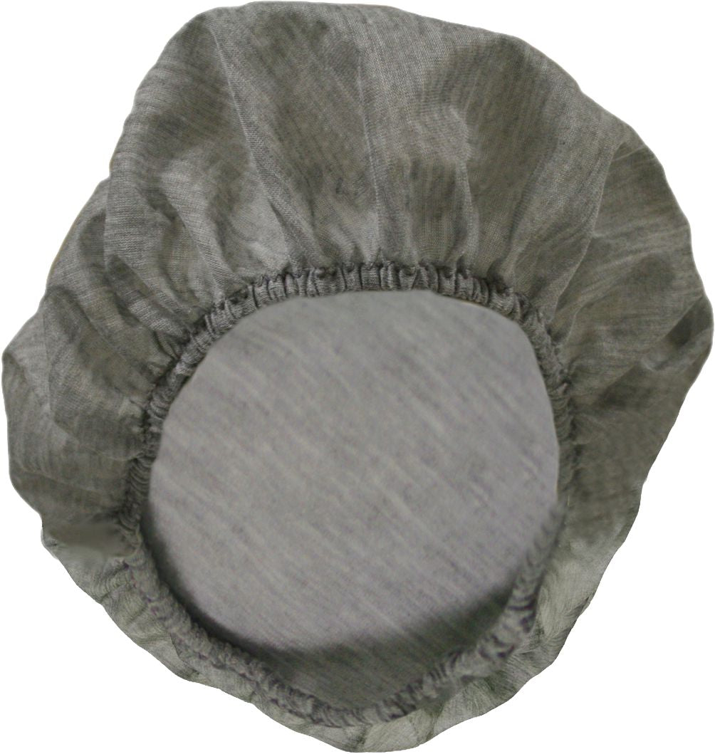 FR Hairnet, Gray, One Size, 1.75 oz DuPont Nomex Knit, 2.4 cal/cm² Arc Rating, Elastic Fit, Flame Resistant Hairnet, Gray