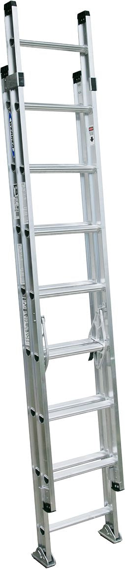 Ladder Which Rounded Top 16ft Aluminum D-Rung Ext Ladder D1516-2 – Lawson Products