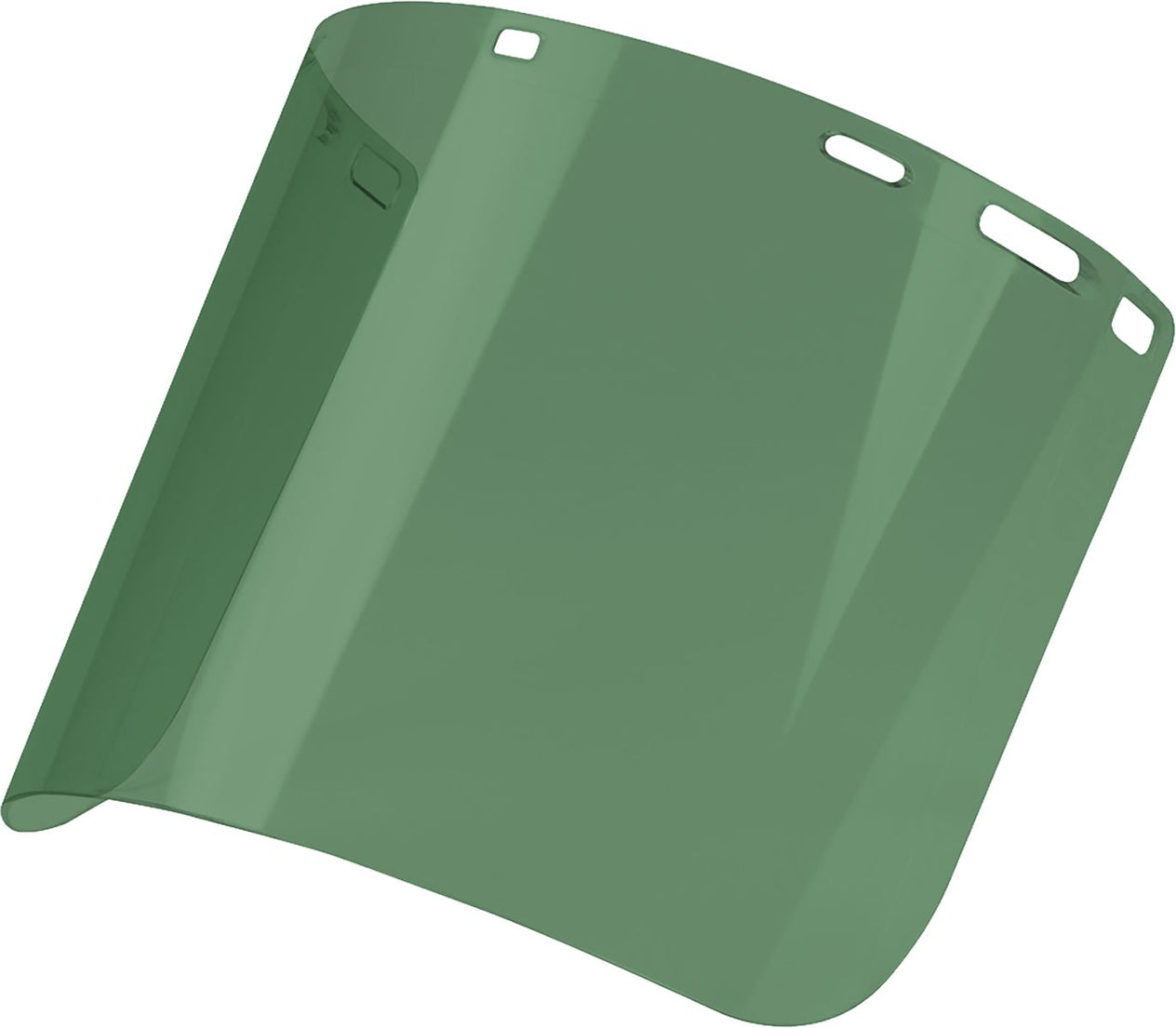 Safety Visor, Medium Green Tinted Lens, OS, Polycarbonate, 0.078