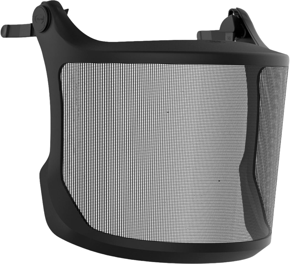 EVOGuard M1 Forestry Visor, Black Lens, One Size, Nylon, Molded - Cylindrical Shape