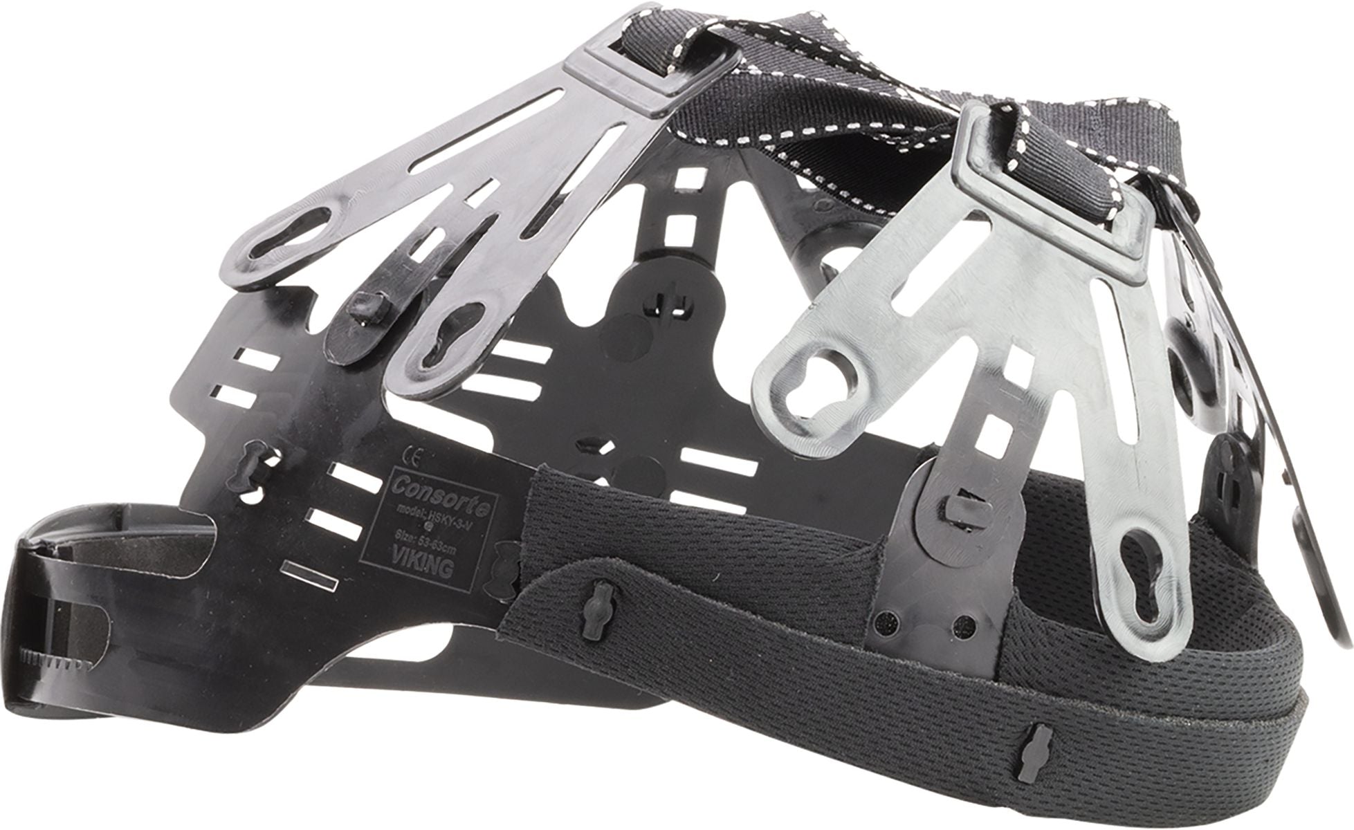 Wolfjaw™ Hard Hat Replacement Suspension, Black, One Size, Nylon, Wheel Ratchet Adjustment