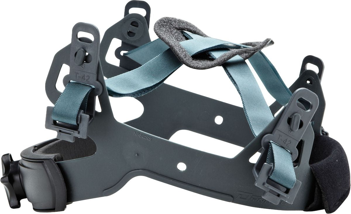 Dynamic™ Hard Hat Replacement 4-Point Suspension, Gray, One Size, Nylon, Wheel Ratchet Adjustment